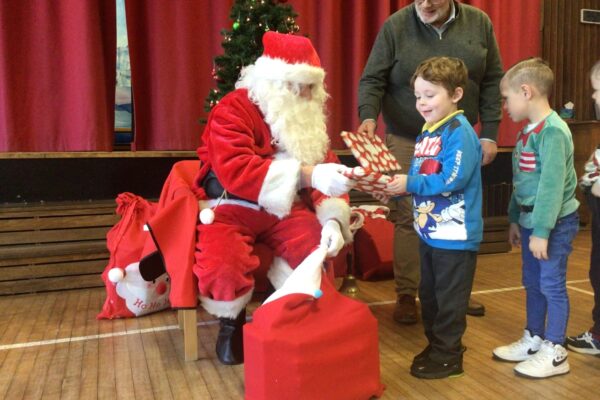 Santa Visits St Brigid's