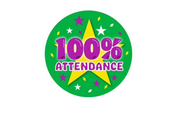 100% Attendance Awards